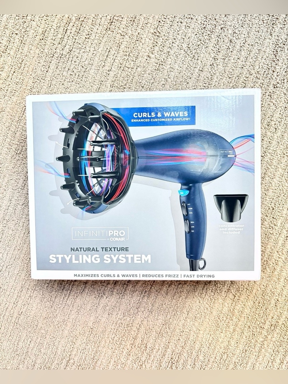 infinitipro by conair — natural texture styling hair dryer